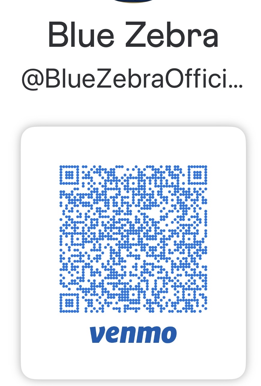 Blue Zebra Venmo QR code